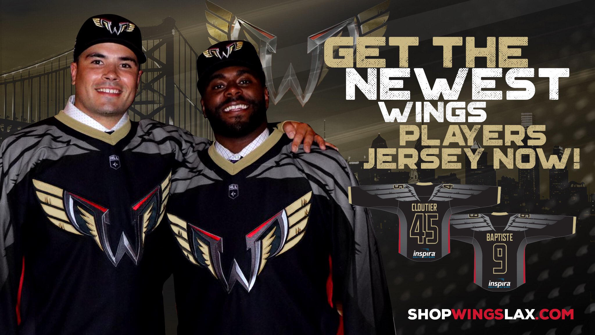 Philadelphia Wings Jerseys, Philadelphia Wings Uniforms