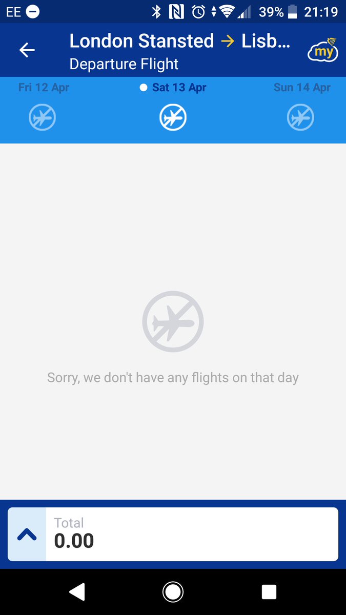 mr_radders's tweet photo. @Ryanair I have tried the app as well as the website and still getting same issues. London Stansted to Lisbon 13 Apr 19 return 15 Apr 19. Any suggestions? https://t.co/ckrGdUlLt2