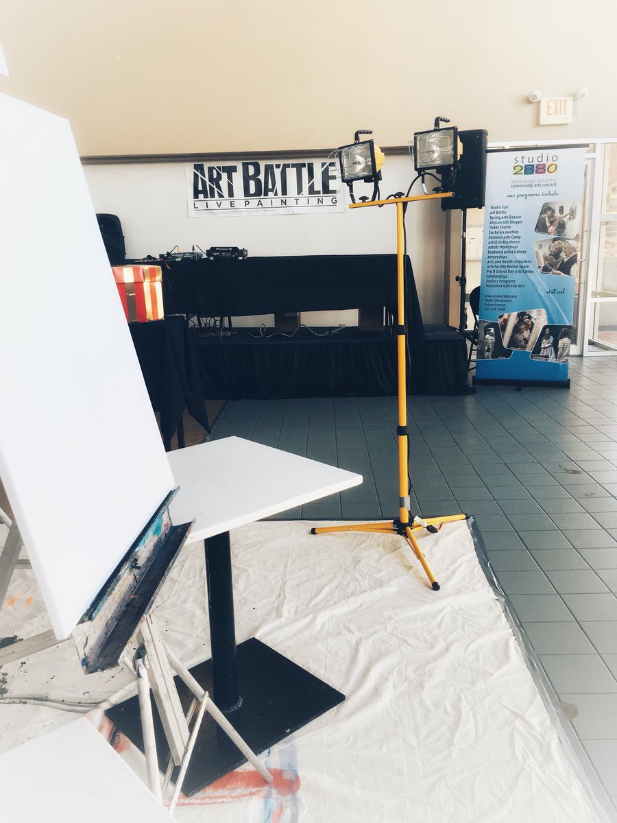 RidgeSideArt's tweet photo. Paint is about to fly! Tonight it’s Art Battle. There are only a handful of tickets left. Do not be disappointed by snagging one online or at Studio 2880 asap.  #artbattle https://t.co/w2HxR1qGJ2