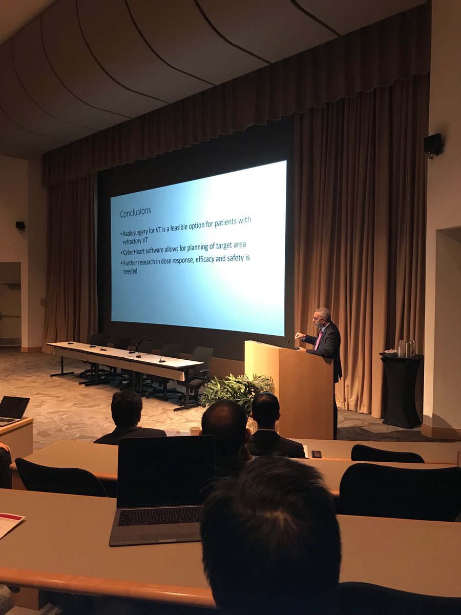 paulzei's tweet photo. @aalahmadmd presenting Vt radioablation results. #SNORAD2018 https://t.co/8FYd3oRRCO