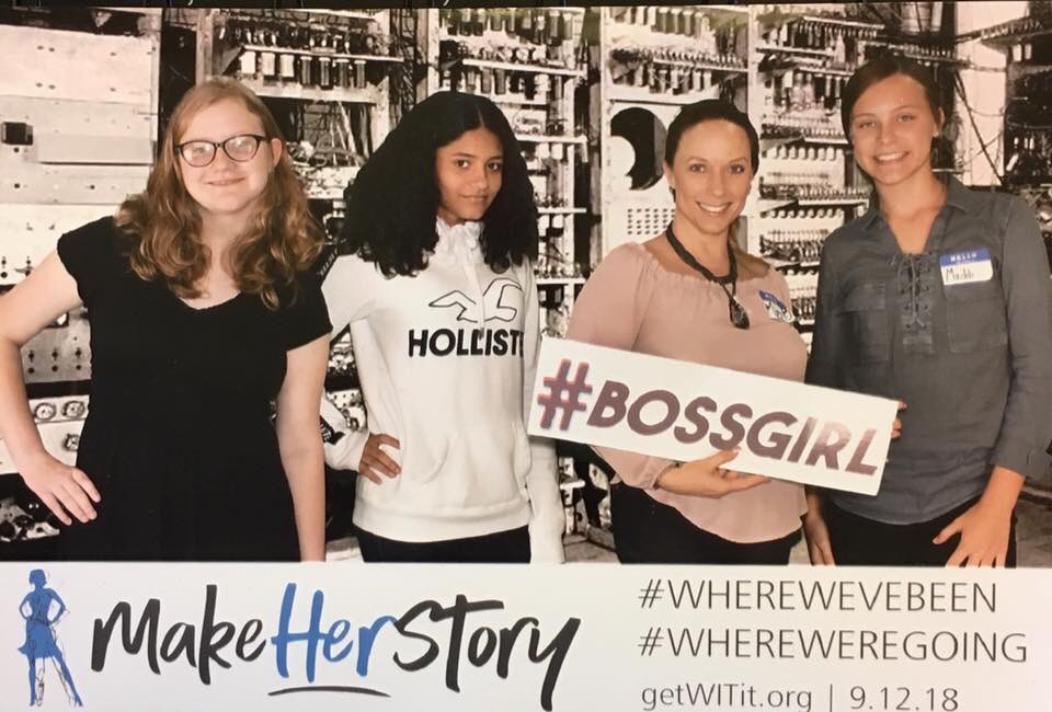 MizzOsClass's tweet photo. 750+ Women showed up to learn from female industry leaders at the WOMEN in Tech Conference, held at the OSU campus. This experience was such a fantastic glimpse into the many ways our girls can utilize their STEM education to change the world! @ReynSchools @ReynProud https://t.co/6NMB7PSwFT