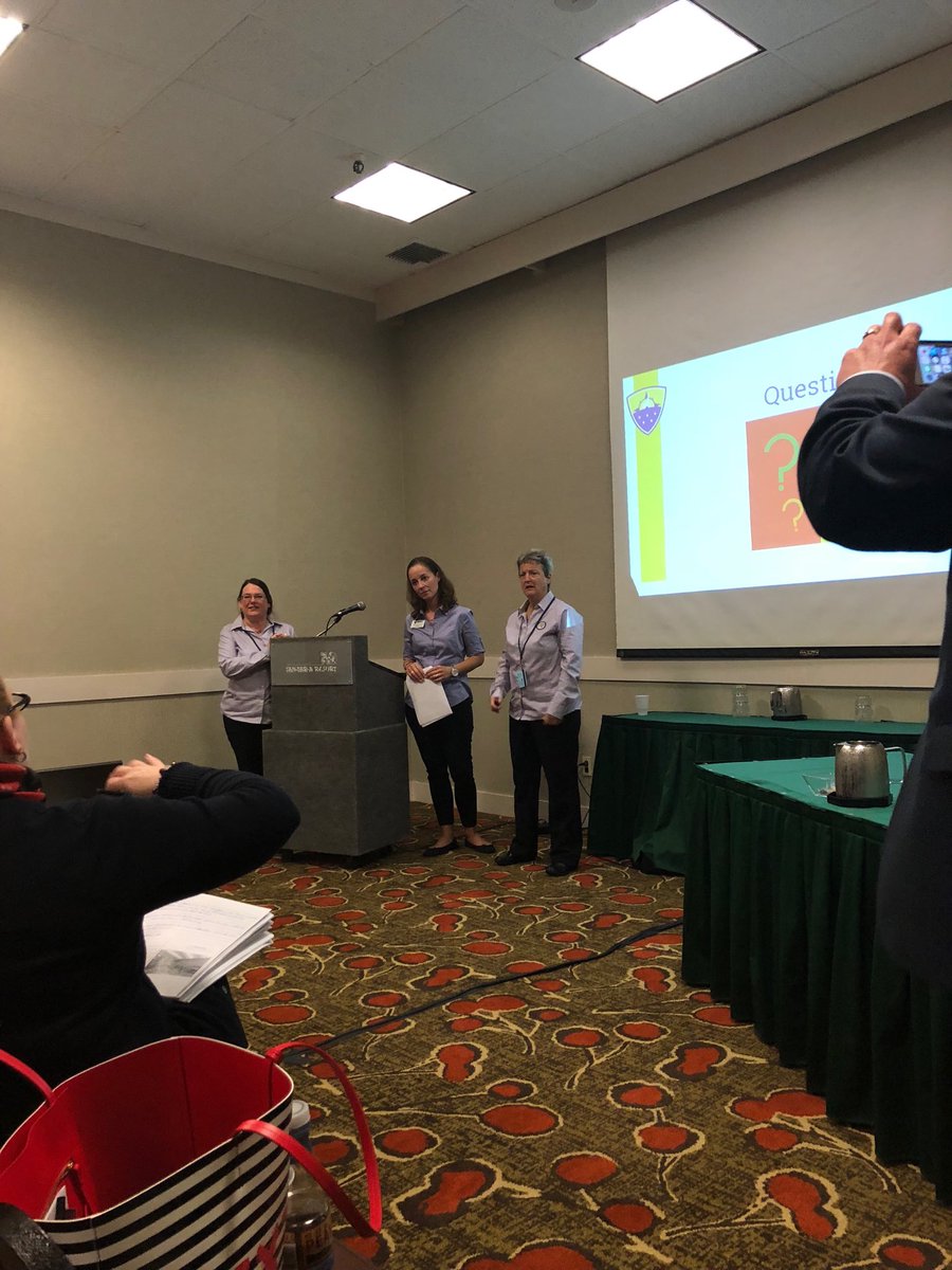 Affton Board presenting at School Board’s Conference on hiring and retention after winning an outstanding board award in that area. #afftonstrong