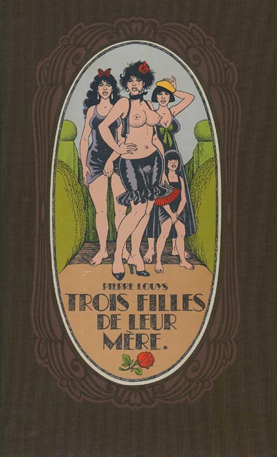 Illustration de Georges Pichard pour « Trois filles de leur mère » de Pierre Louÿs. Paris, L’Hérésiarque, 1979, 104 p.