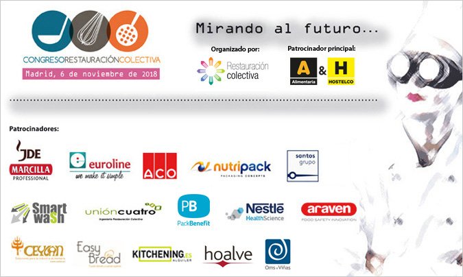 Rest_colectiva's tweet photo. #CRC18, #RC. 'Congreso de Restauración Colectiva, 2018': 6 de noviembre en Madrid. ¡Os esperamos a todos! Y recordad que lxs miembrxs de @Codinma_DN y asociados de #Aercocam, tenéis descuento en la inscripción 😋👏🏼. https://t.co/cy3by0sNb6 https://t.co/Q08DAY9PxV
