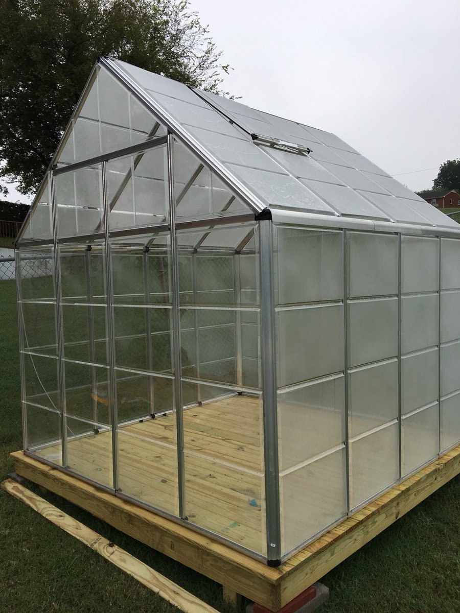 lanilarae's tweet photo. Greenhouse is up @McKissackMiddle and we are ready for some #urbanagriculture. Thank you @WestEndUMC for awarding us the grant for the decking and Nashville Tools for Schools for always taking our vision to the next level. @toscarchappelle @MNPSDirector https://t.co/KCFaaub7kr
