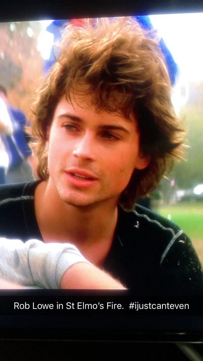 beckyscvb's tweet image. Amazing how this image + this movie makes me immediately feel 15 again! @RobLowe = 80’s perfection! #evenbetterwithage #StElmosFire @JimHilderbrandt ❤️