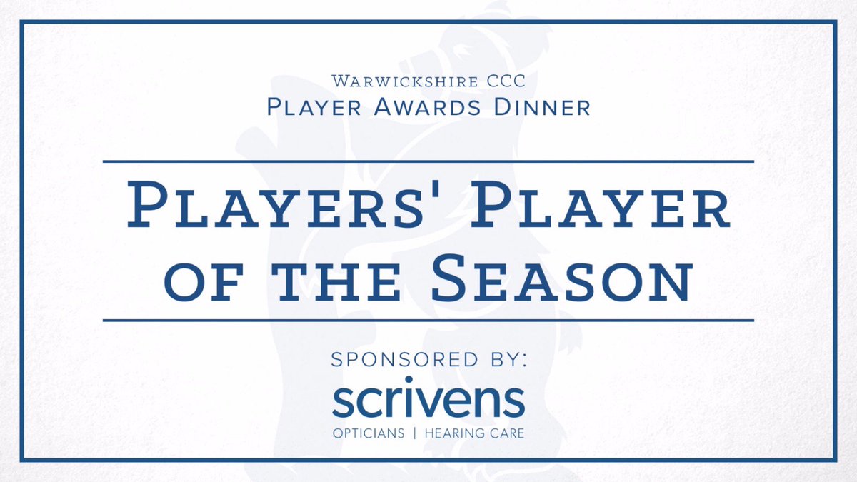 WarwickshireCCC's tweet photo. AWARD 8️⃣ | PLAYERS’ PLAYER OF THE SEASON

🏆 @ian_bell

🐻#YouBears https://t.co/RxBn5gosGt