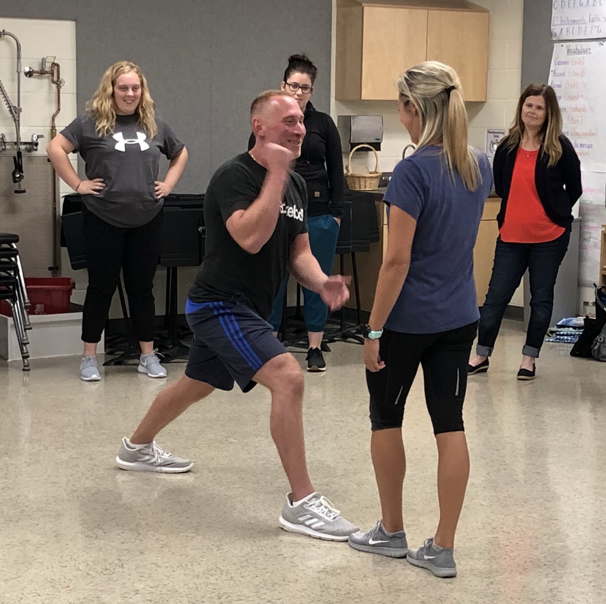 m_marycatherine's tweet photo. So #GECDSBProud to be a part of Flexing Body and Mind 2018. Great opportunities to learn about safe learning environments for amazing DPA and Physical Activities to be used in small or large spaces. https://t.co/nq3WsNoLnK