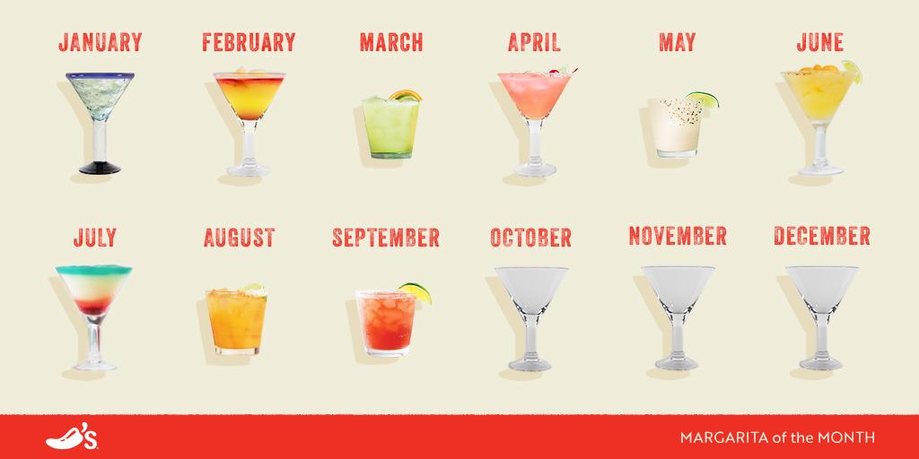 Chilis's tweet photo. See ya, September. 👋 It’s time to welcome October and its $5 margarita. Who’s ready for it? #MOTM https://t.co/0EAUTIJofv