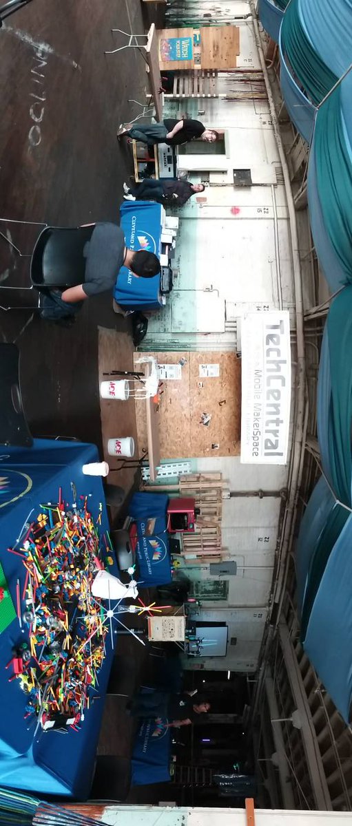 techcentral_cpl's tweet photo. Doors are open at #IngenuityFest2018 . Techcentral Mobile #MakerSpace brings 3D Printing, Laser Engraving, Virtual Reality, buttons and more. Come make with us! September 28-30. @Cleveland_PL @Ingenuitycle #maker #CLE #MakeAtCPL https://t.co/F7db5AgHDa