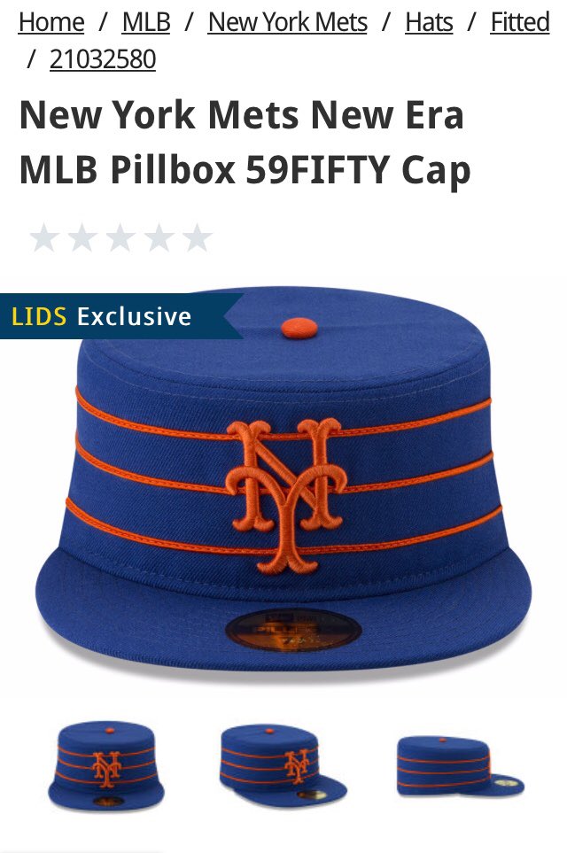Mets 59fifty fitted #pillboxhat 