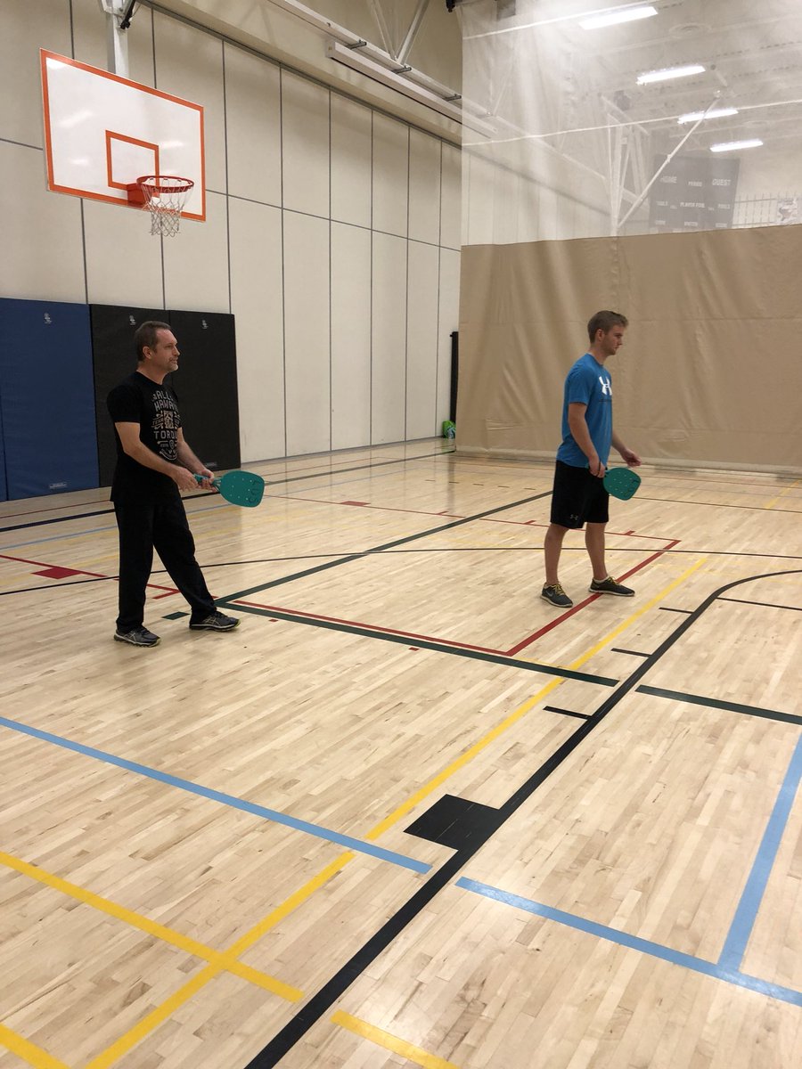 m_marycatherine's tweet photo. Introducing Pickleball and sharing all the intricate rules of engagement. Thank you @MrRaymondHPE for introducing this fantastic game sweeping the nation! #GECDSBProud https://t.co/4AqjGB6pLC