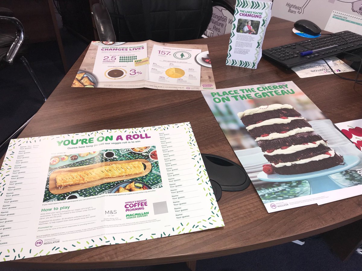 Our spread today for our @macmillancoffee morning 💚💜 <a href="/macmillancancer/">Macmillan Cancer Support</a> @MacmillanSussex #cancersupport #coffeemorning #charity #coffee #cake #raisingmoney #EstateAgents we raised £48.56