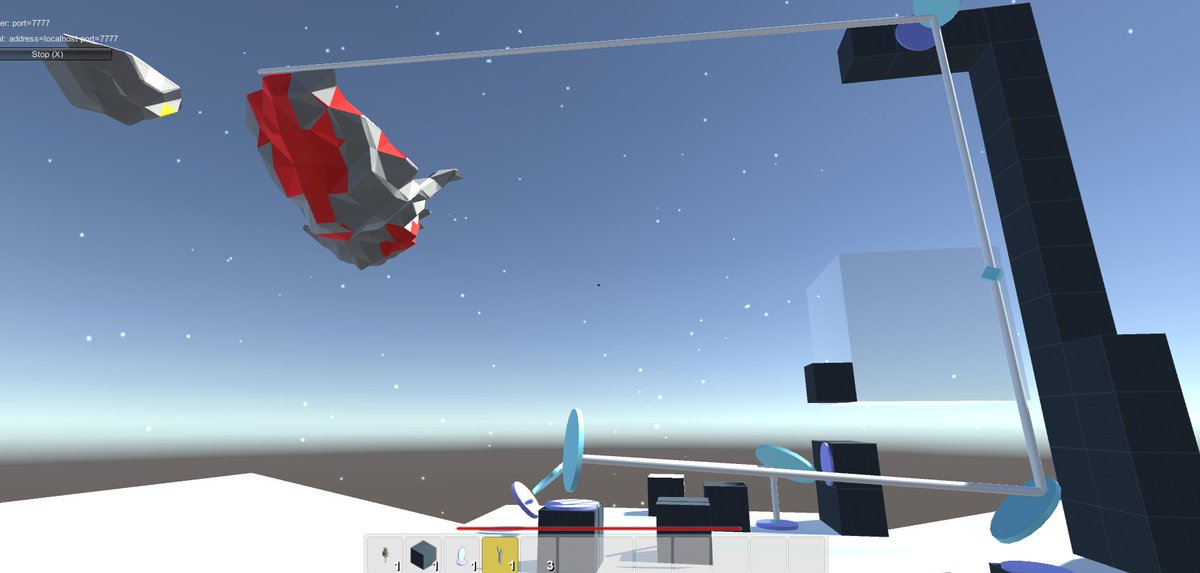 mhgamework's tweet photo. Playing around with a mirrors/beams prototype in unity. #unity3d https://t.co/UBwtr0AJ3G
