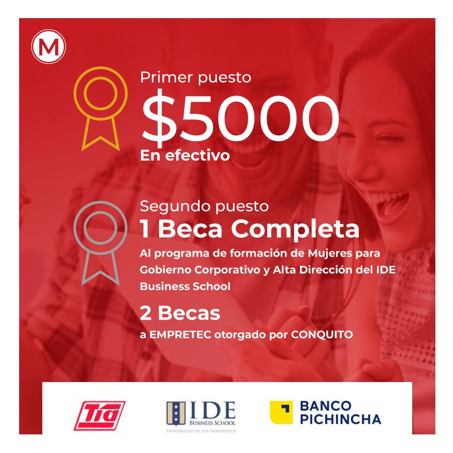 ¿Sabías que en varios países han desarrollado servicios financieros exitosos para #mujeresempresarias? ¿Qué servicio se te ocurre? Mira los casos de éxito internacionales aquí: bit.ly/2OVw0n7
Postula tu idea y gana $5000 en efectivo y más. #DesafíoDeInnovación2018
