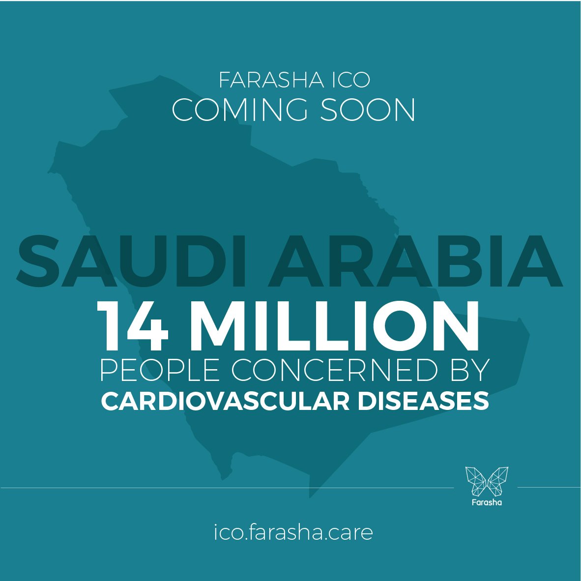 14 Million people are concerned by Cardiovascular Diseases in Saudi Arabia !!! Join Farasha against CVDs !
[ t.me/FARASHA_ICO_OF… … ] ✅
[ ico.farasha.care ]✅
[bitcointalk.org/index.php?topi… …]
#ICO #BTC #AIRDROP #FLB #FLBCOIN