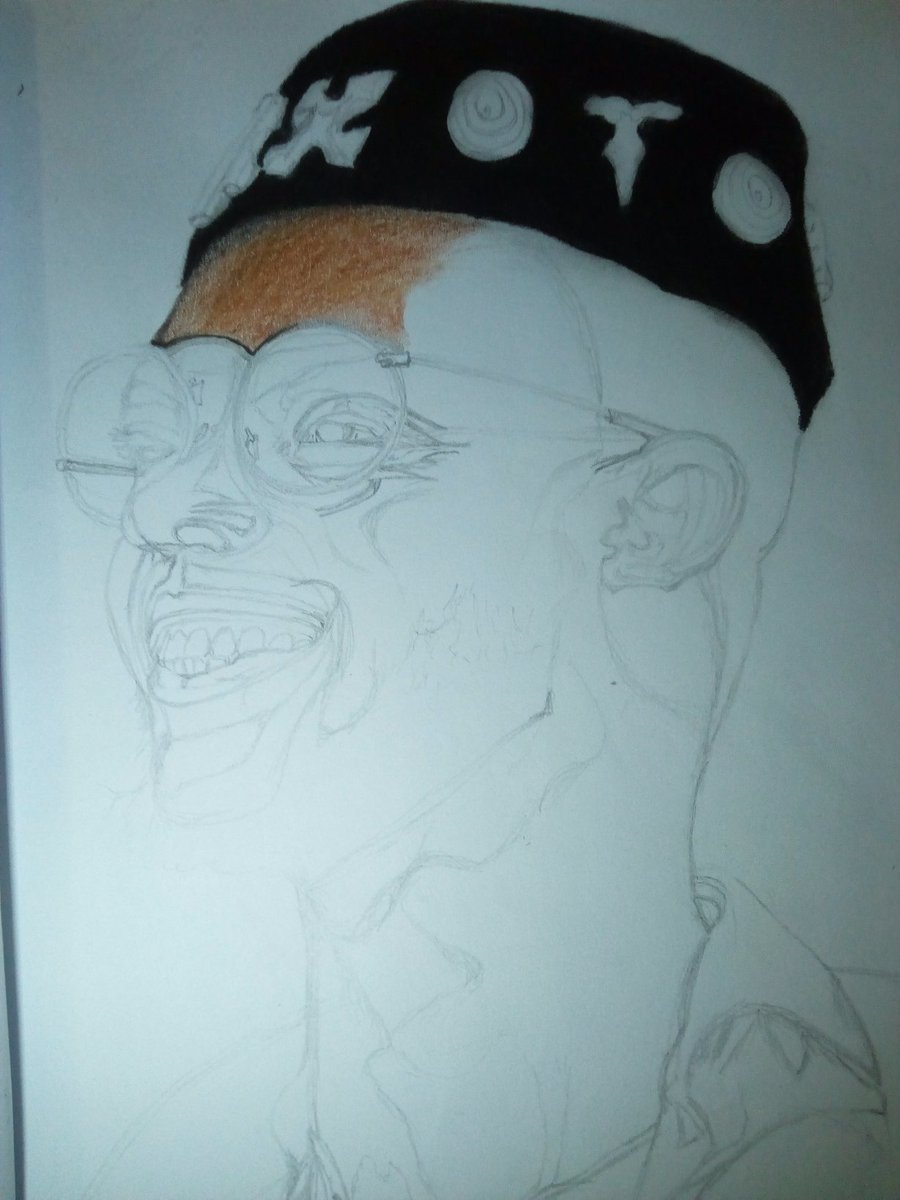 Iam_MimiNation's tweet photo. YOU'RE FREE TO GUESS WHO IT IS.  Arts is fueled by patience and practice.
Arts needs attention.
#Artention
#Firtst Colored portrait with #prismacolor
#UnitedAfricanCreatives
#WeAreNigerianCreatives 

Meanwhile, the portrait is completed, but I don't feel like posting it yet😛😂 https://t.co/SVUs9Ydskq