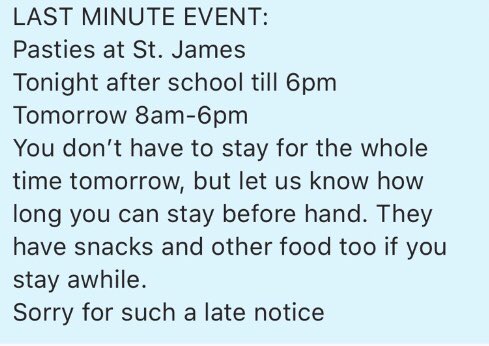 DenfeldKeyClub's tweet photo. Sorry for such a late notice, we were not told about the event, https://t.co/ozr5IpHlvo