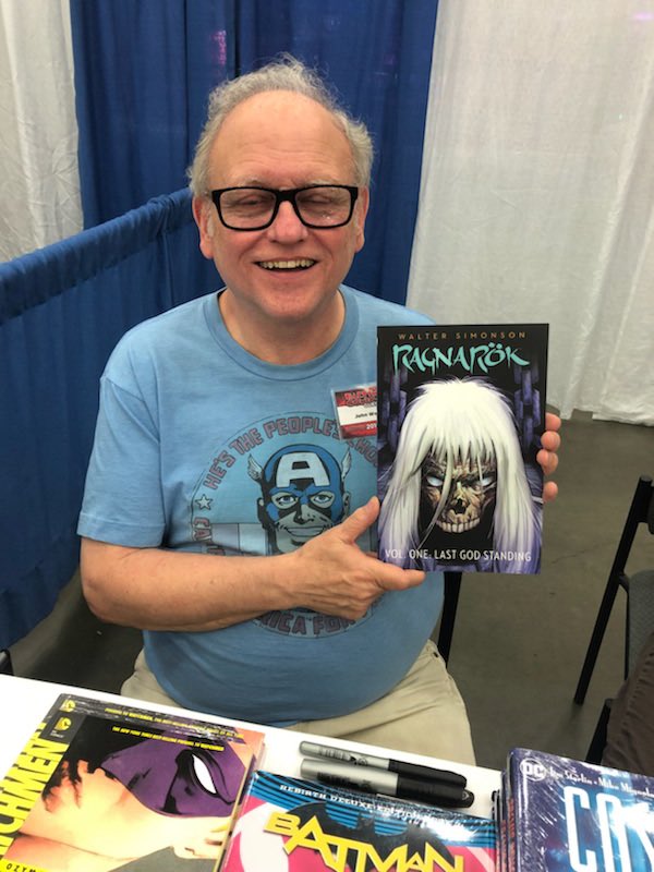 IDWPublishing's tweet image. #Ragnarok Letterer #Johnworkman #BCC2018 ✍🏻