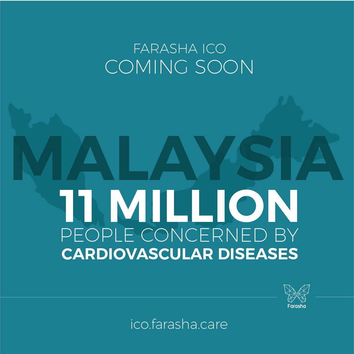 11 Million people are concerned by Cardiovascular Diseases in Malaysia !!! Join Farasha against CVDs !
[ t.me/FARASHA_ICO_OF… … ] ✅
[ ico.farasha.care ]✅
[bitcointalk.org/index.php?topi… …]
#ICO #BTC #AIRDROP #FLB #FLBCOIN