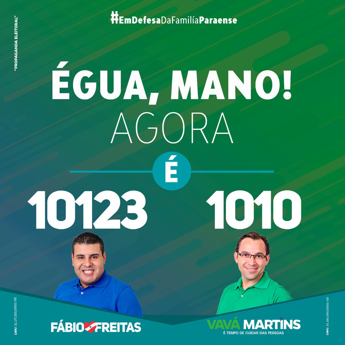 ivosouza2000's tweet photo. Vamos lá luta pelo um para melhor 
Vote nesse homens quê eu confio 
#vavamartins1010
#Fabiofreitas10123 
#VoteConscienteIMP https://t.co/a5DWmdnAfG