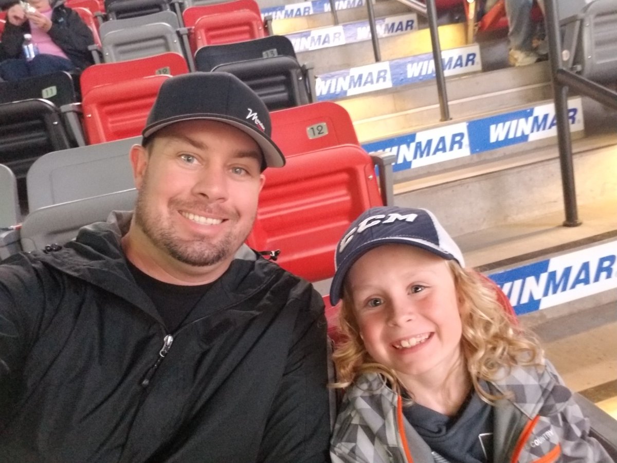 Wildcats opening night at the Avenir centre with my big man. #GoCatsGo #DefendTheDen
