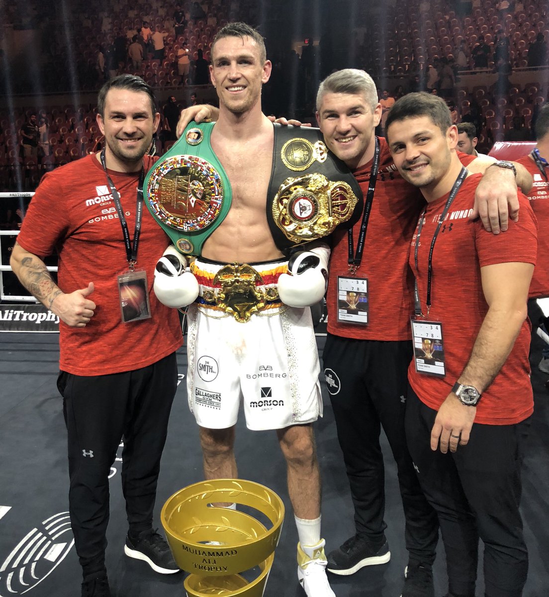 THE number ONE super-middleweight on the planet. Unbelievably fucking proud. #Family💙