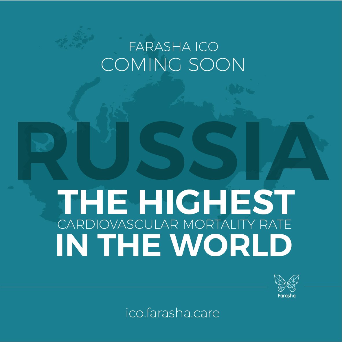 Russia has the highest cardiovascular mortality rate in the world !!! Join Farasha against CVDs !
[ t.me/FARASHA_ICO_OF… … ] ✅
[ ico.farasha.care ]✅
[bitcointalk.org/index.php?topi… …]
#ICO #BTC #AIRDROP #FLB #FLBCOIN