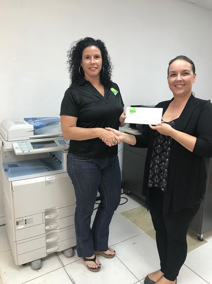 MealsOnWheelsKY's tweet photo. Thank you to Kirk Office for supporting our Meals on Wheels Dress Down Day a bit early this year. If you couldn't help out this Friday, choose another day on the calendar to get your office together to support! Also pictured here is our "new to us" printer 🧡 https://t.co/K7t10W0thd