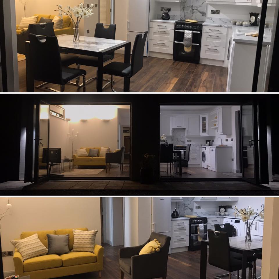 BuildWrightMCH's tweet photo. A BuildWright Luxury Studio Apartment just 3 days after delivery. #concretebuilt #modularhome https://t.co/KKfMZQ5e2r