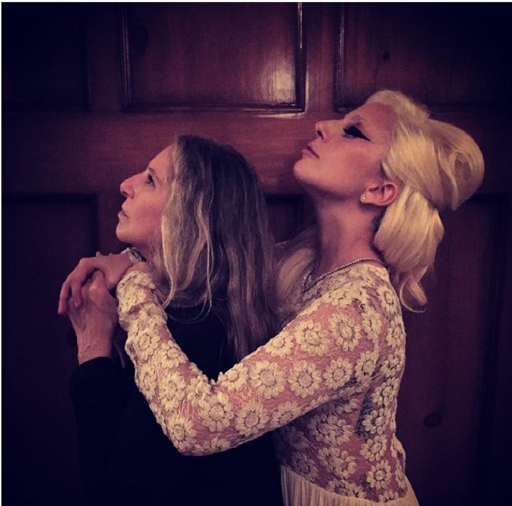 TheGNShow's tweet photo. Diva Squared! @LadyGaga and @BarbraStreisand 👑😍 #TheGNShow https://t.co/7UnqV2lcBY