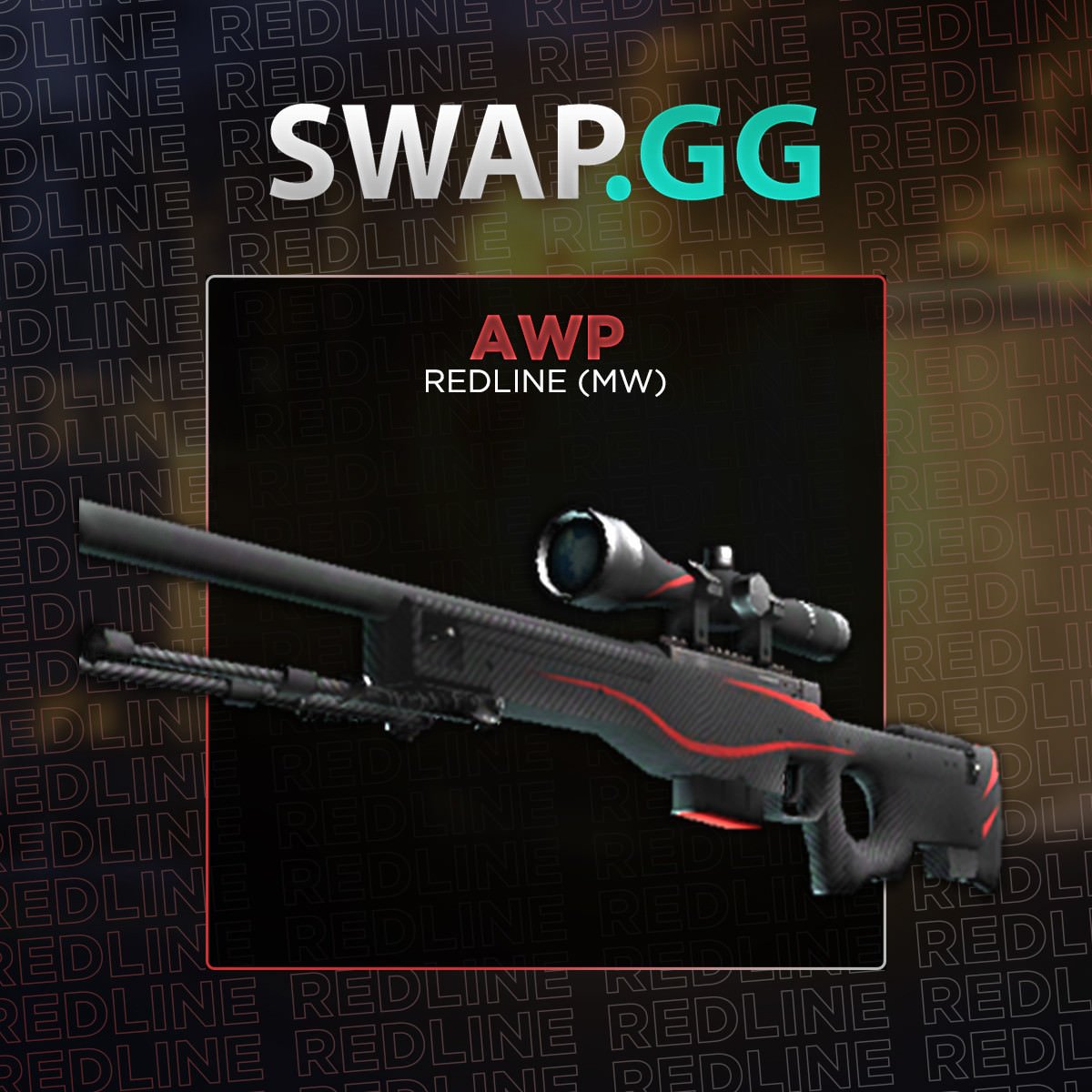 swapdotgg's tweet photo. ⛑️ AWP Redline (MW) Giveaway

🔸 RT &amp; Follow
🔸 Tag a friend
🔸 Visit https://t.co/6GQ9GhZeiH 

⏲️ Winner picked in 48 hours! https://t.co/5HtH80rkS5