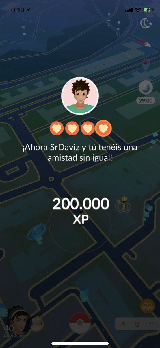 davidsans18's tweet photo. Por fin mi primera amistad sin igual 😍😍
#pokemon #pokemongo #pokemonespaña #pokemonpamplona #TeamInstinct #teamyellow #equipoinstinto #equipo amarillo #nivel40 #nvl40 #nivel40españa #PokemonDay2018 #PokemonGogen3 #nivel40x2 #nvl40x2 https://t.co/OGsGso55ca