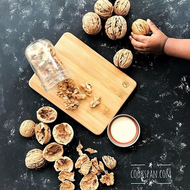 cookspan's tweet photo. When we went for apple picking last weekend, they were selling some local walnuts which we grabbed too. The little one was amazed uncovering it and munching on them. Seeing him amazed made my day !! Sometimes it feels wonderful seeing excitement in a kid… https://t.co/HGN16o2Nfu https://t.co/nlubRNHByT