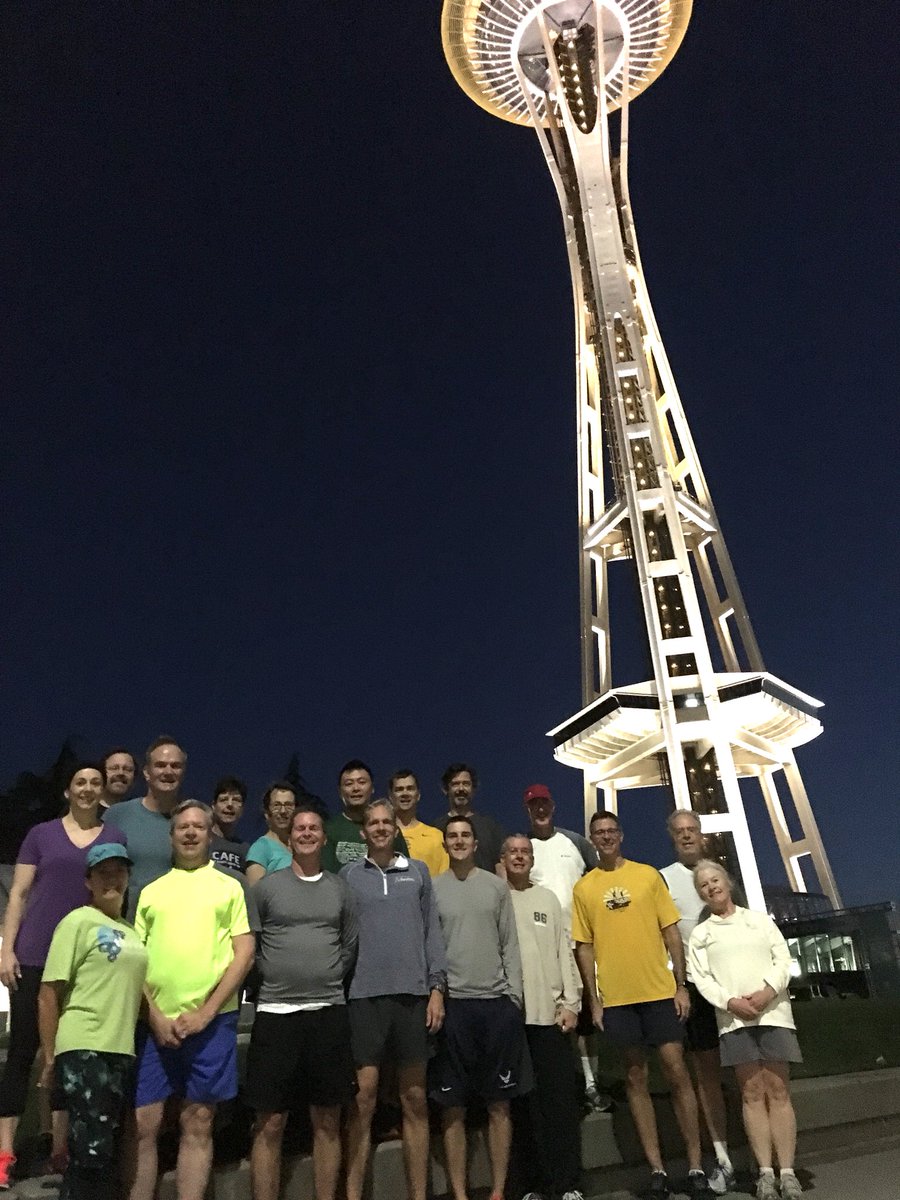 DrRobFrom605's tweet photo. Forgot the picture! Morning run to the Space Needle and back at the ACP BOG meeting in Seattle @ACPinternists @SD_ACP @SDSMA @krahm0403 @AmerMedicalAssn @kvoorhe1 @HollyHoffmanS21 @jessicalewis89 @MarioJLanza https://t.co/gak2LuROVw