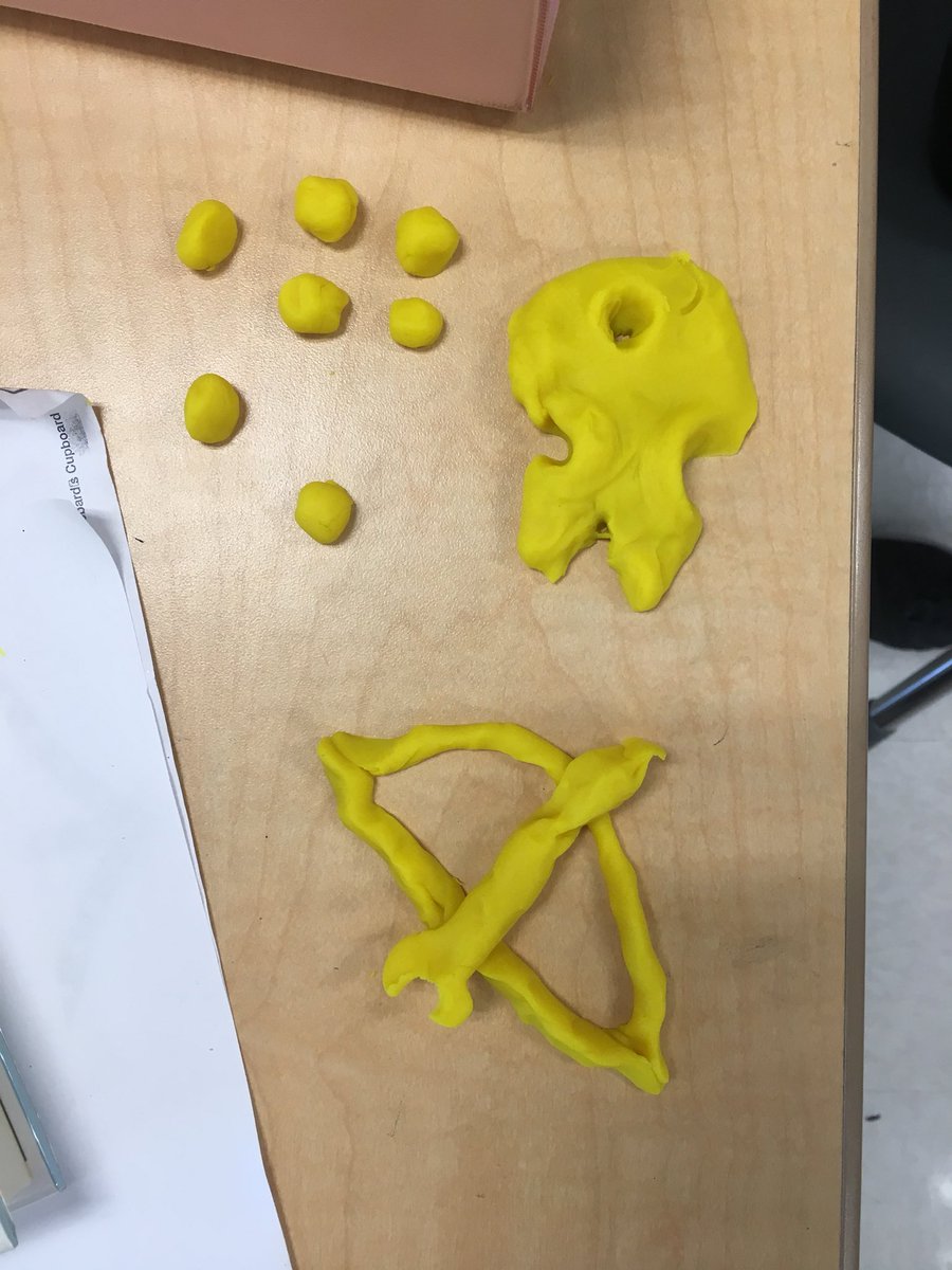 SKoucheravy's tweet photo. Check out our play-doh representations of how Native Americans in Virginia found food during the changing seasons! @MadisonsTrust16 https://t.co/UlW6aJBArH