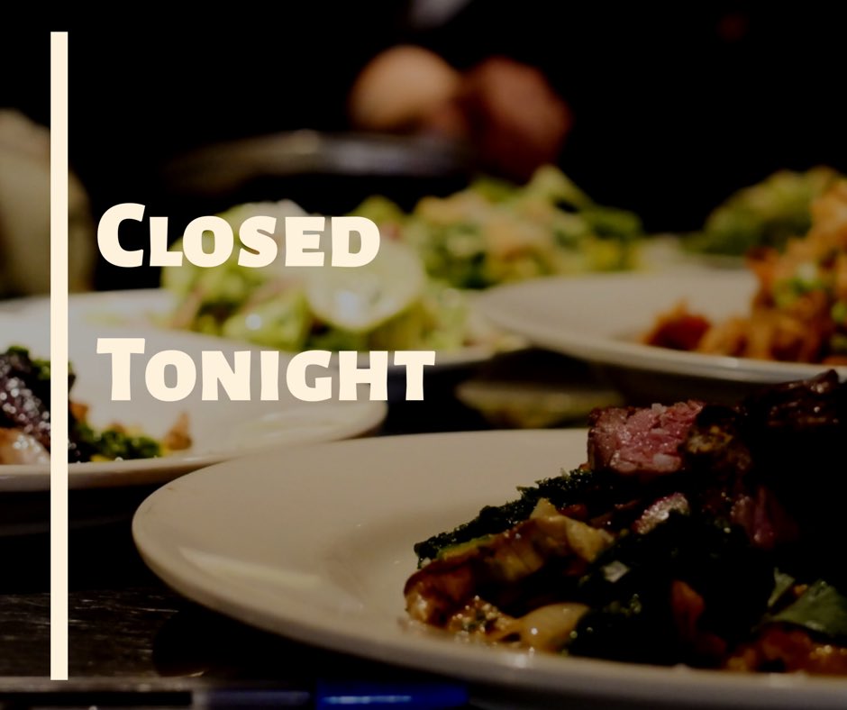 Three Sixty Kitchen regrets to inform you that we will be closed for dinner due to unforeseen maintenance issues. We will be open during normal business hours tomorrow, Saturday the 28th. We’re very sorry for the inconvenience and look forward to seeing you soon.
