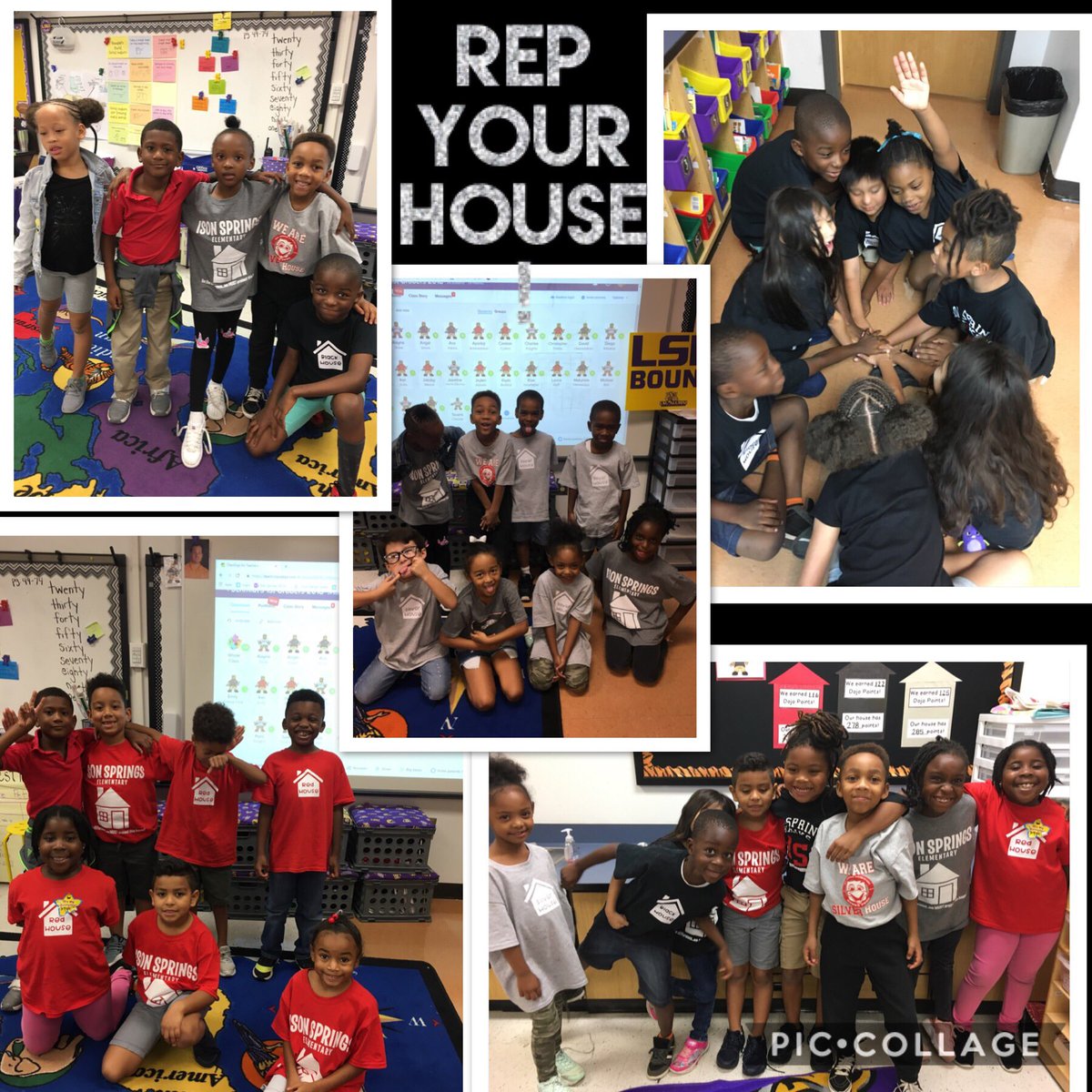 Our first Rep Your House day was a huge success. Students worked together in their houses to discuss way they can improve and earn points for their house! #WhoseHouse #teamwork #PBIS @Mr_MadiganISES @PrincipalSWhite <a href="/LatrinaCockrell/">Latrina Cockrell</a> <a href="/FultonCoSchools/">FultonCountySchools</a> <a href="/IsonSpringsES/">IsonSpringsES</a>
