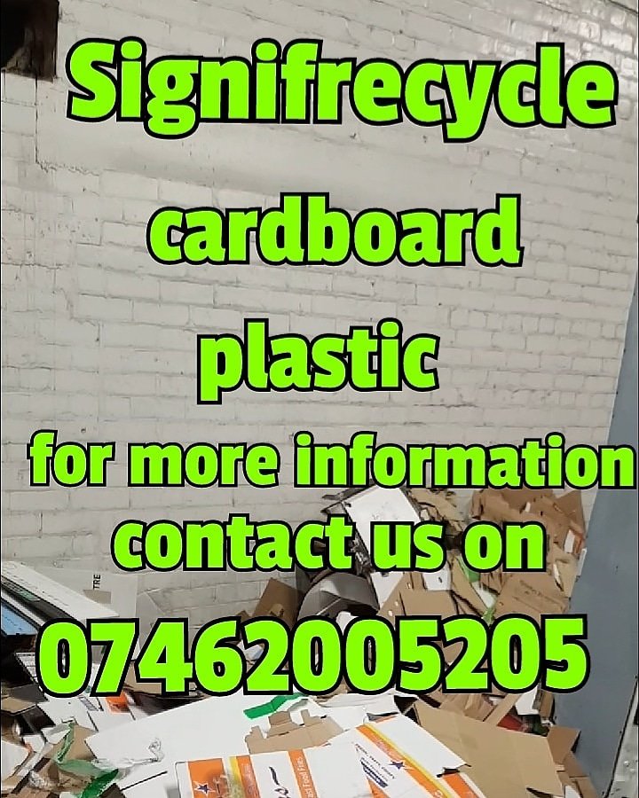 SignifR's tweet photo. At #Signif #Recycling
#Signifrecycle
#waste #Household and #commercial #cardboard & #plastic also #oil #drum to be #recycled #collected
Single items to full loads
For more information contact on 07462005205 https://t.co/jM45Sc2PXu