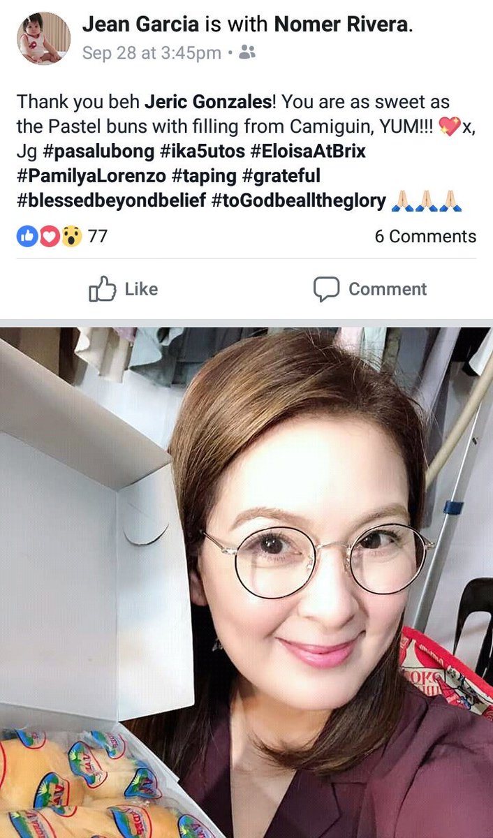 TeamJericGlobal's tweet photo. #ILUEngaged ang sweet talaga ni @imJericGonzales Sa totoong buhay oh..may pasalubong sya kay ms jean..Brix kay Candy ano pasalubong mo waaah https://t.co/rfjFR1PQUc