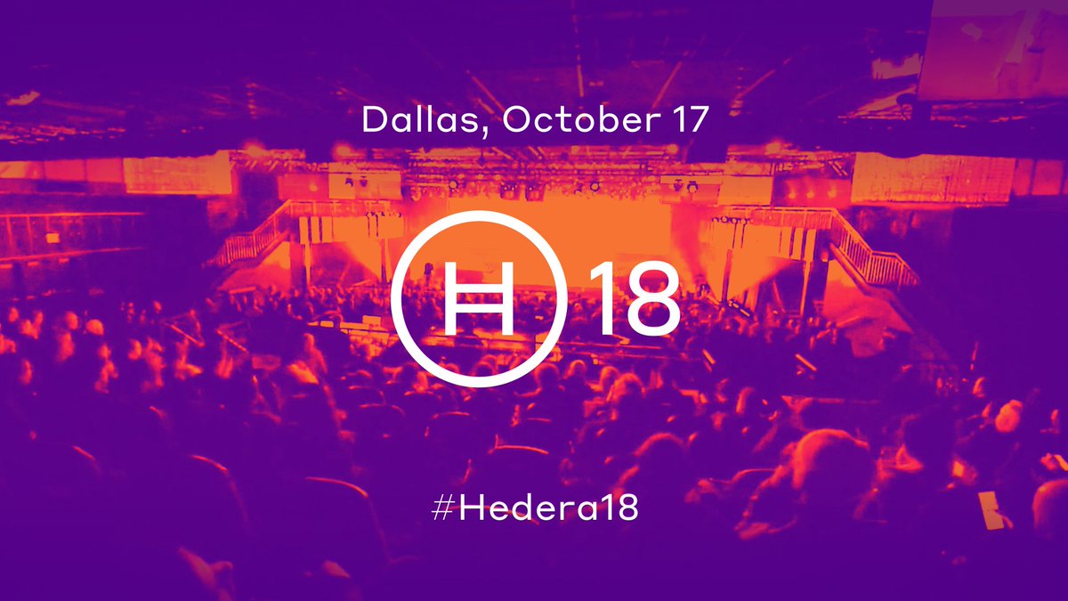 hedera's tweet photo. Proud to be presenting an exciting lineup of expert speakers at #Hedera18. Join us in Dallas or via livestream on Oct 17. More at https://t.co/NNtAiDrcUd https://t.co/DRBbLXpCis