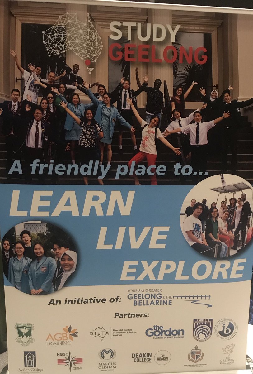 Study_Geelong's tweet image. Promoting international student education to Geelong in Bangkok at Australian High School Expo. @Austrade_Ed