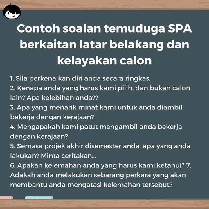 MauKerjaMY's tweet photo. #Mautips 

SOALAN INTERVIEW SPA8 2018 BOCOR?😱😱

Save dan mention kawan korang yg akan pergi iv kerja kerajaan tu. Good luck🙏 

[Masih mencari kerja? Beribu kerja kosong di Malaysia boleh mohon sini-> https://t.co/ayGVP2CVHM] https://t.co/dHsjI0u4Ad