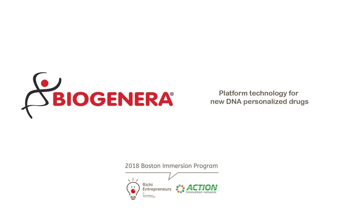 Richi_LS's tweet photo. Happy to have @BIOGENERA in #2018BIP! They are a biotech pharma that created a  unique and patented platform
 technology for the R&amp;D of new potent DNA-based personalized medicines for the treatment  of disease with unmet need.
 https://t.co/4kmn2VNny4 https://t.co/fH174zz3Jd