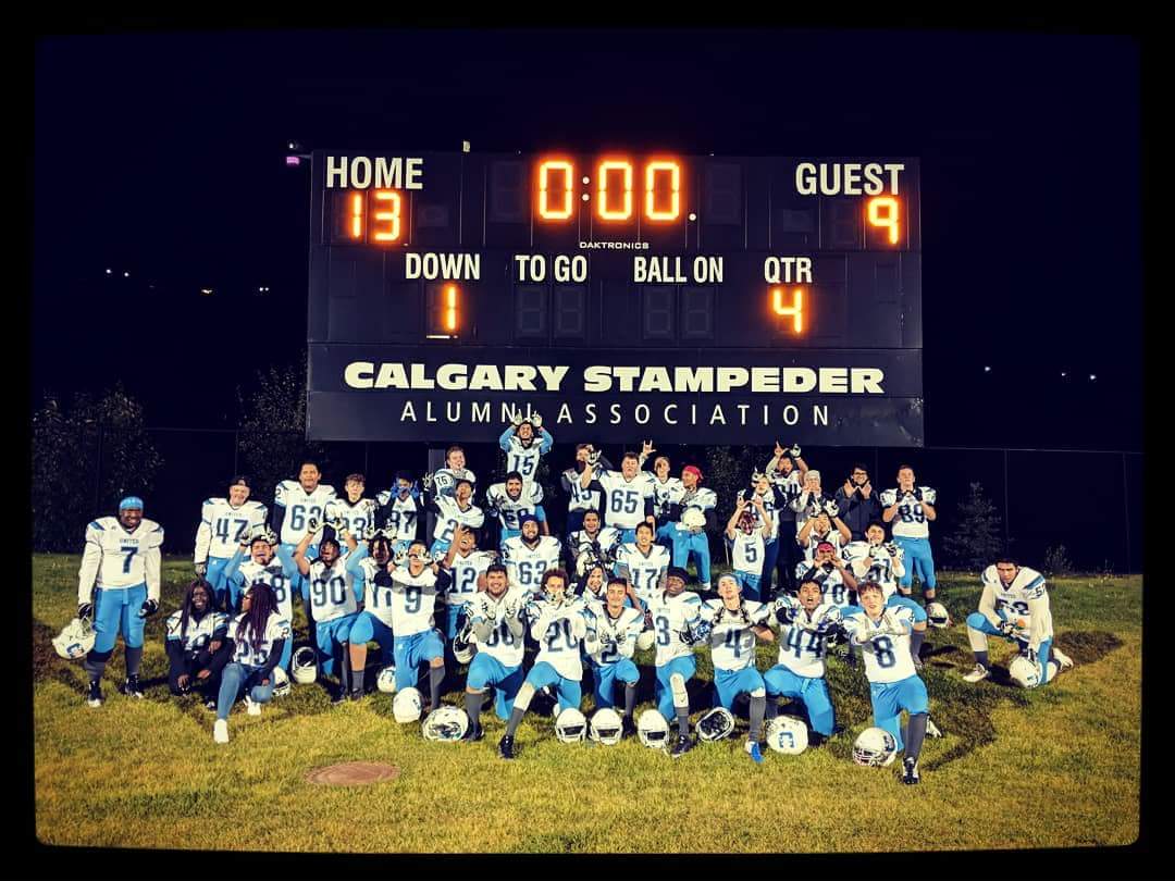 MandelaUnited's tweet photo. First win as a football program. It took a while, but we finally made it happen. So proud of everyone involved in our organization - kids, coaches, and volunteers... Awesome! #NMHS #United #1.2.NMU #neversatisfied #winsomemore #weareunited https://t.co/b84YVLadNT