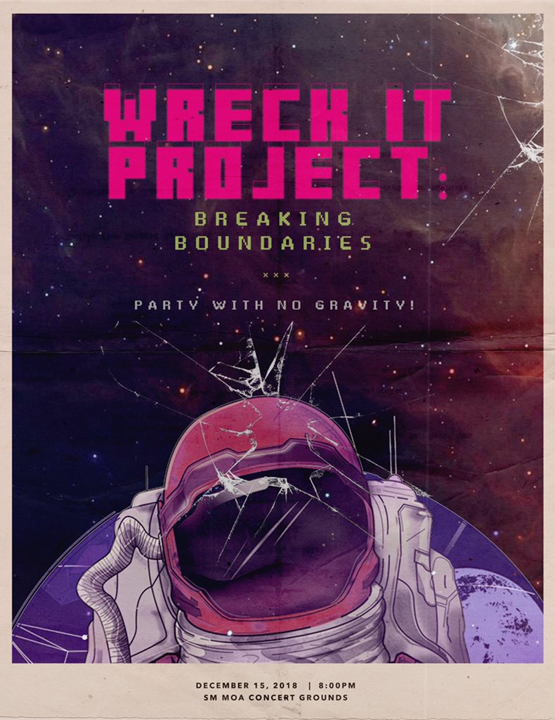 tagaykamunapre's tweet photo. Are u ready for your mission? #WreckItProject #PartyWithNoGravity https://t.co/zdfCYeVJHD