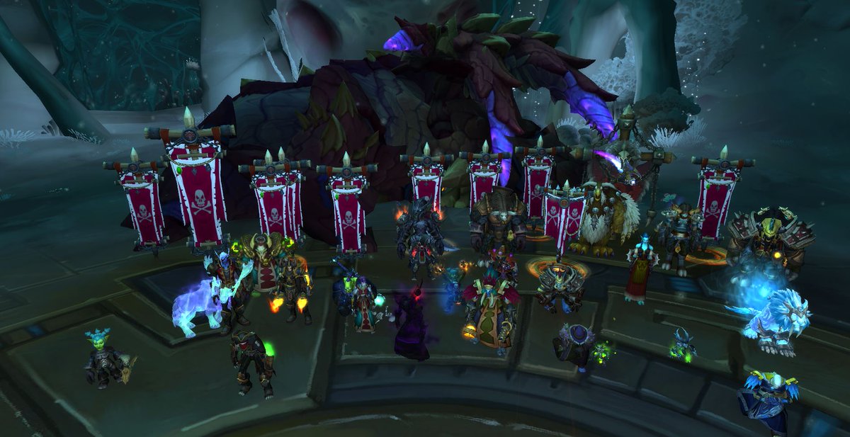 ReciprocityUS's tweet photo. Great work @ReciprocityUS!
Mythrax is defeated!
#GuildRaiding
#Warcraft https://t.co/s3xoMbPQyW