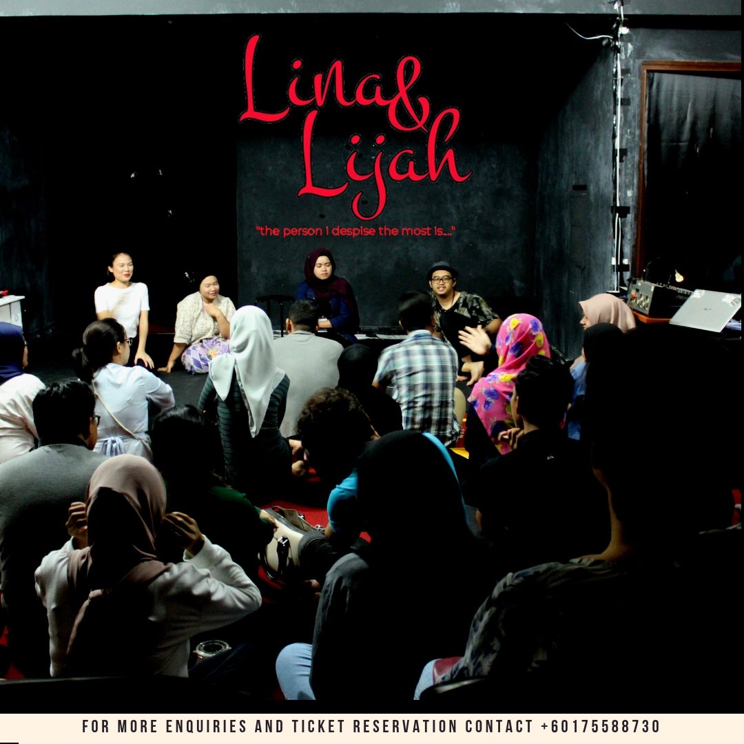 syafiqsyazim's tweet photo. Pementasan berbaki 2 lagi, malam ini dan esok. Jangan ketinggalan untuk dapatkan tiket di poster tertera. Ramai beri feedback positif. #linadanlijah #teatermalaysia #patblasstudio https://t.co/M0blmAEiv5