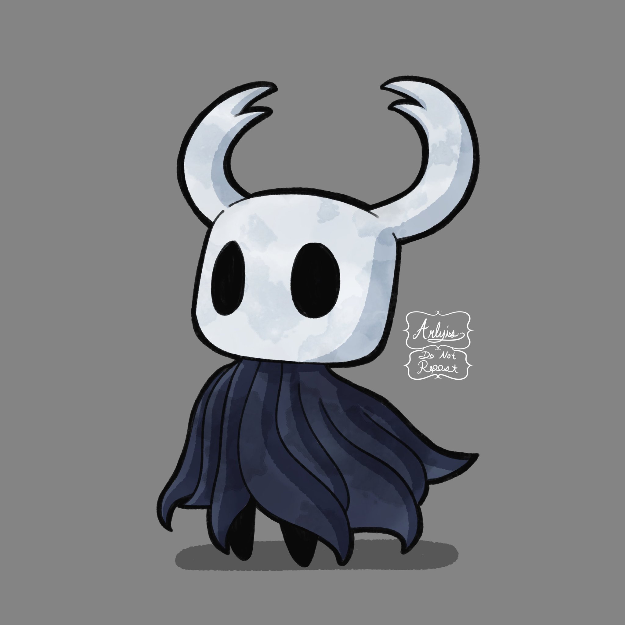 @TeamCherryGames 's Hollow Knight main character! 