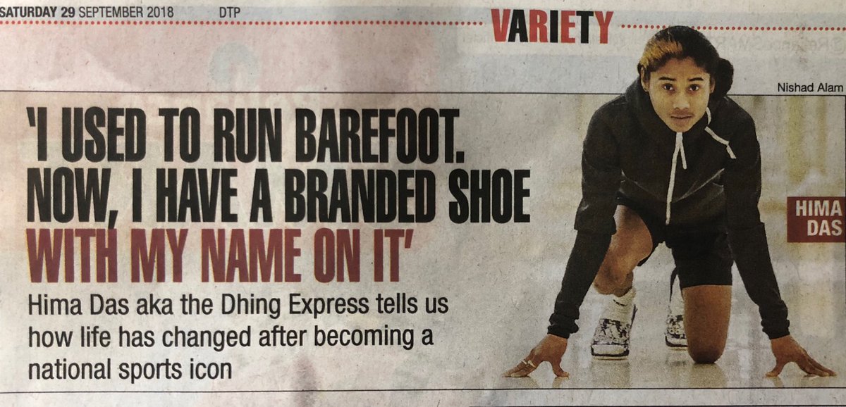 varunpopat's tweet photo. Now that’s #swagger. It is an achievement for any sportsman. Very proud!!! #himadas #edelweiss #India https://t.co/F9z1hj1yW1